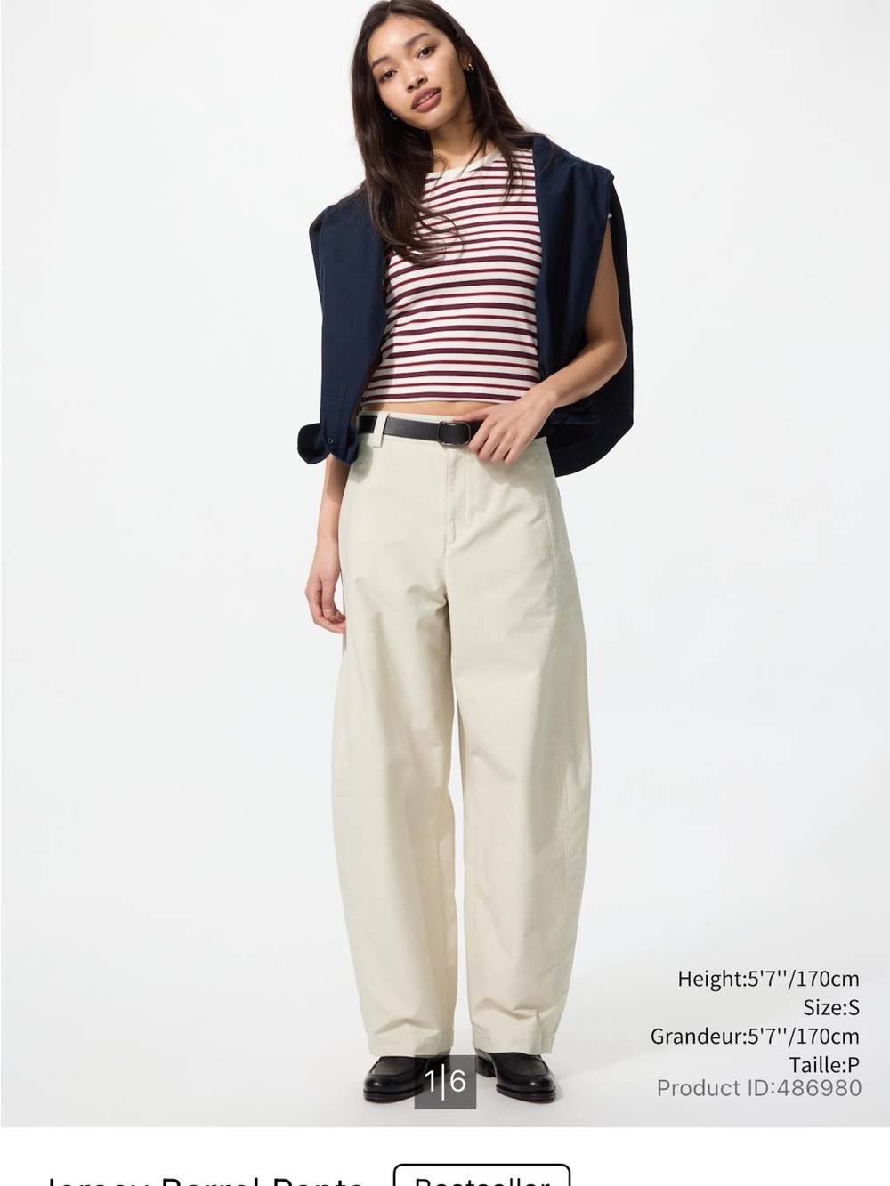 Uniqlo Jersey Barrel Pants